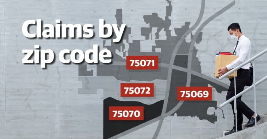 Number of new unemployment claims slows in McKinney ZIP codes