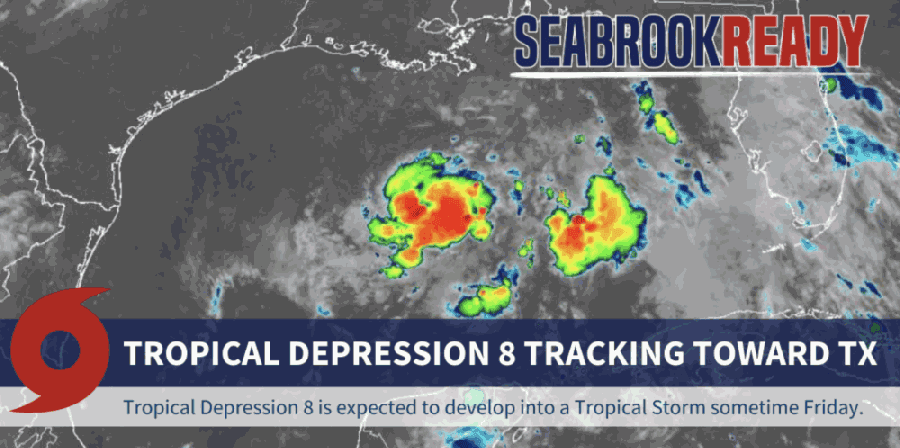 Heavy rains, flash flooding possible this weekend near Houston-Galveston area from Tropical Depression 8