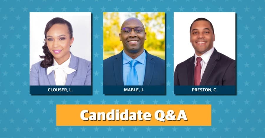 Q&A: Hear from Lynn Clouser, James Mable, Chris Preston—candidates for Missouri City Council At-Large Position 2