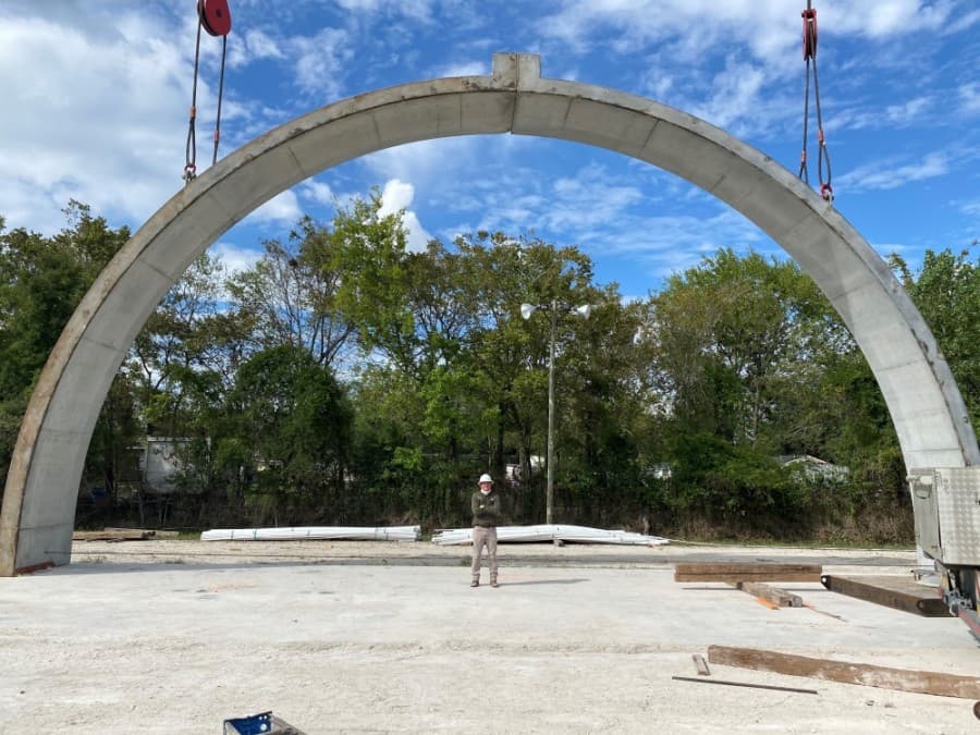 Memorial Park land bridge tunnel installation now underway