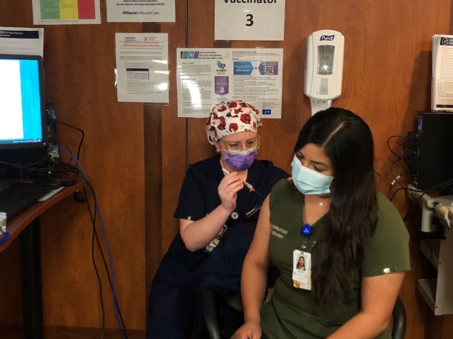 Approaching Christmas, Austin health leaders push caution as they outline continued vaccine distribution plans