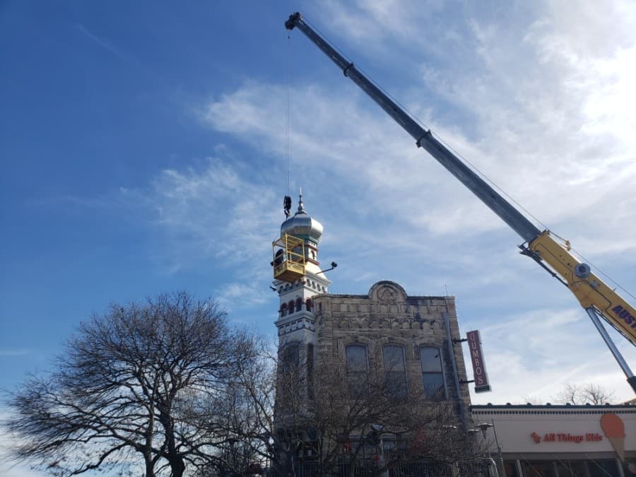 Georgetown's onion dome returns to the Square
