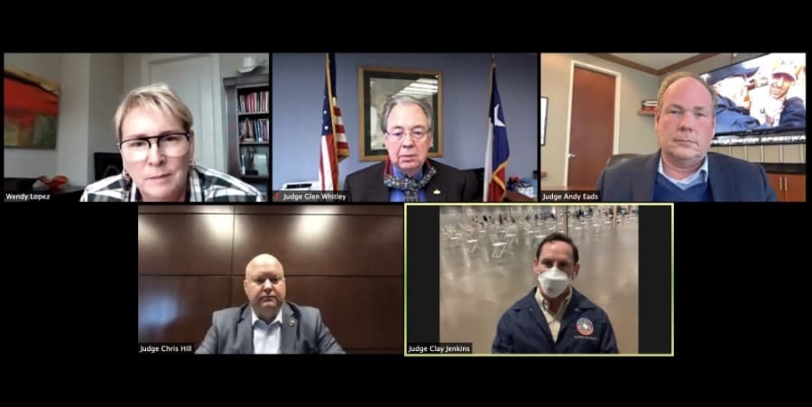 ‘Hope for tsunami of vaccines’: North Texas county judges discuss regional collaboration in COVID-19 response