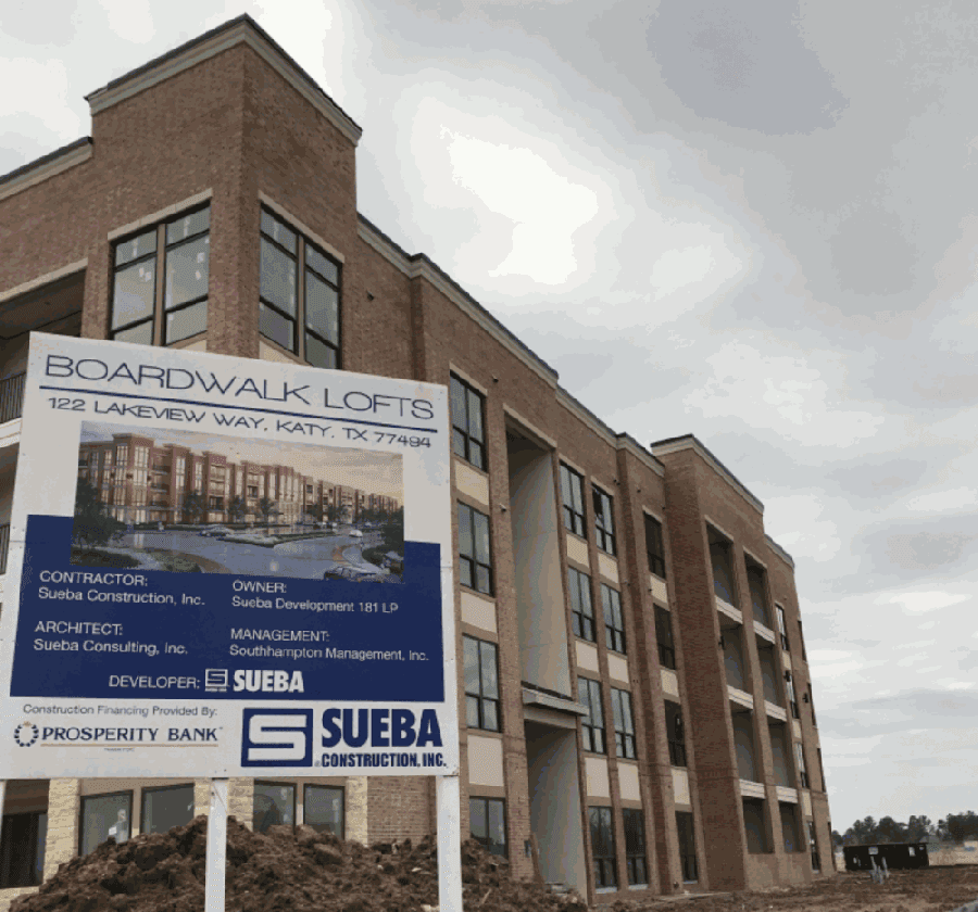 Construction continues on Boardwalk Lofts in Katy