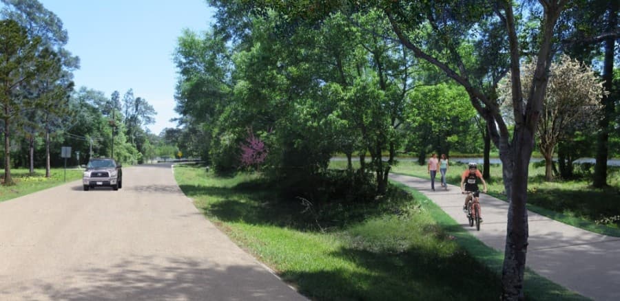 Houston Parks Board begins construction on San Jacinto Greenway near Kingwood