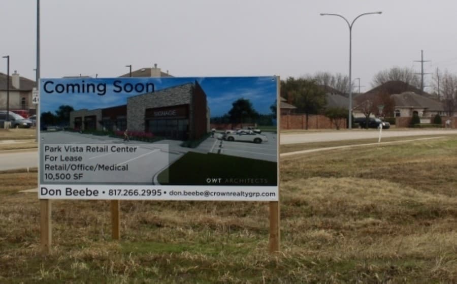 Park Vista Retail Center expected to open in Fort Worth this fall