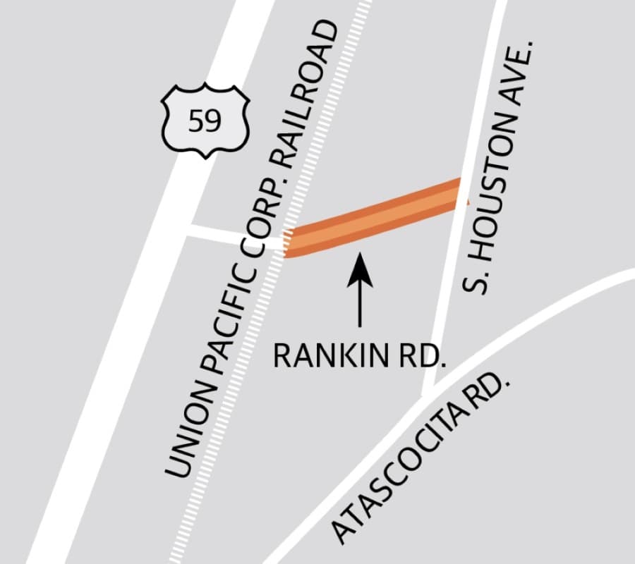 City of Humble's Rankin Road improvement project kicked off in March