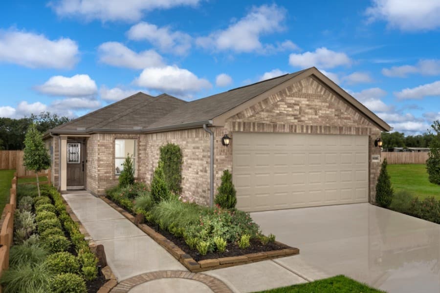 97-homesite Creekside Court under construction at Carraway Lane, FM 2978