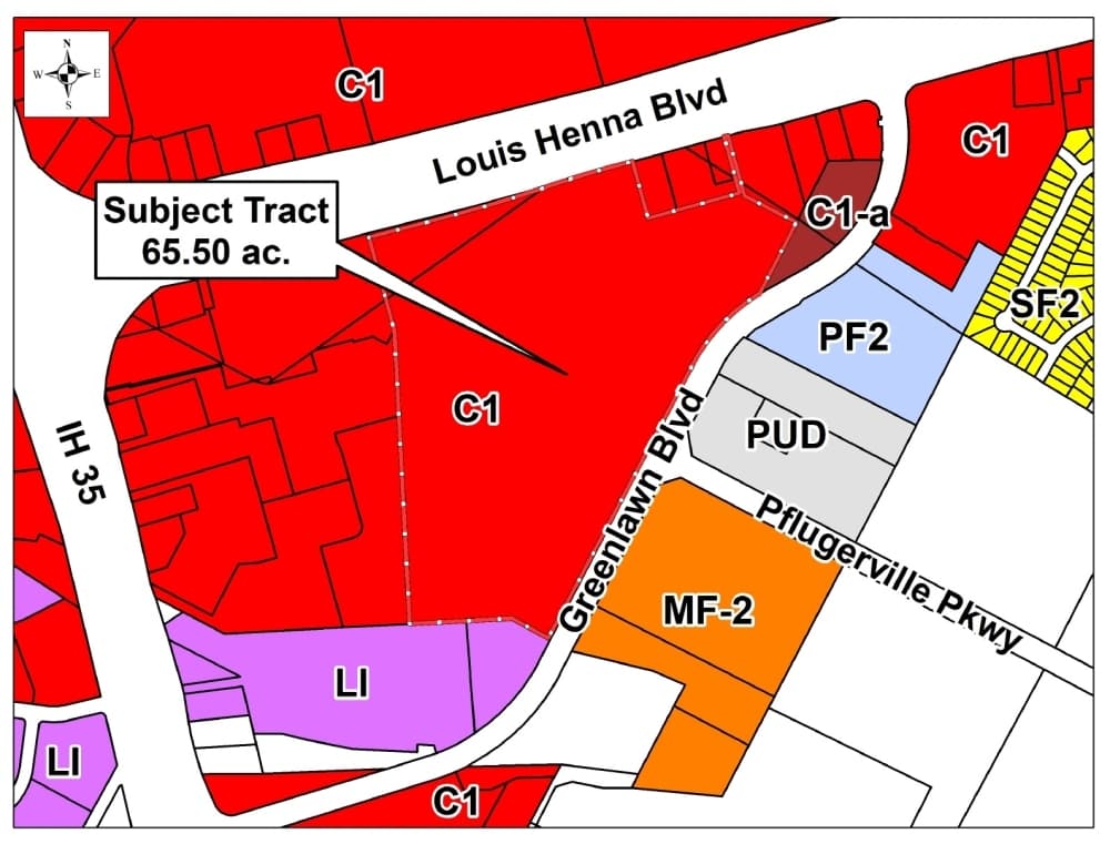 Round Rock City Council approves rezoning for Round Rock Lofts, first reading for The District