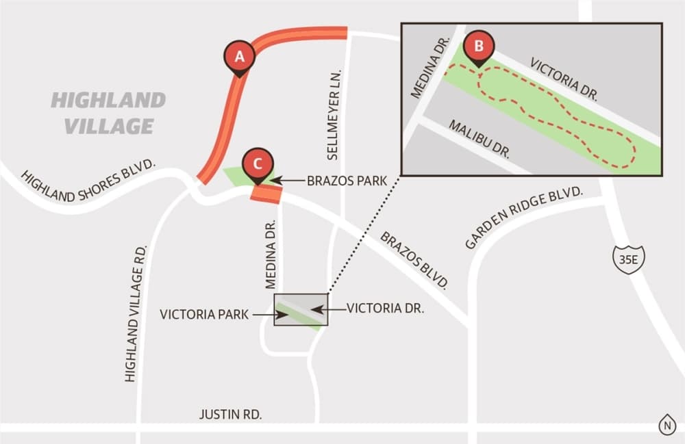 Highland Village targets key areas for new sidewalks