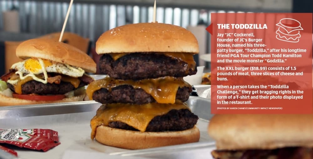 JC's Burger House in Plano offers 10 hamburger varieties, sides