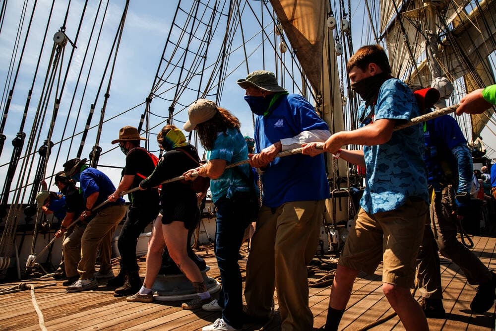 Here is how sailors can board the 'Official Tall Ship of Texas' in Galveston