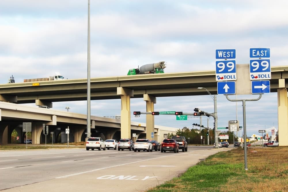Nightly closures on Tomball Tollway between Boudreaux Road and Grand Parkway starting Sept. 1