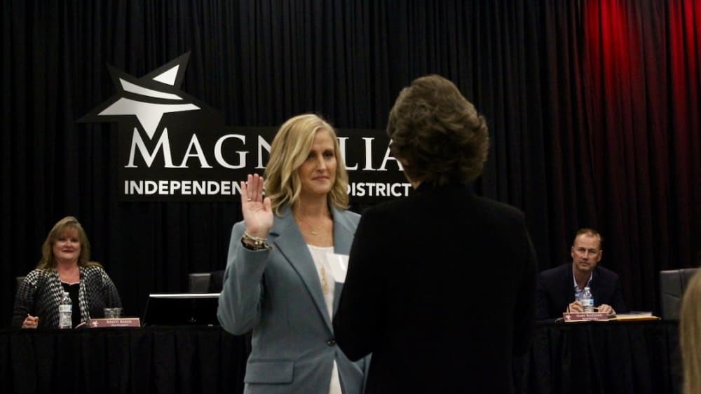Magnolia ISD board of trustees appoints Dacia Owens to position No. 1