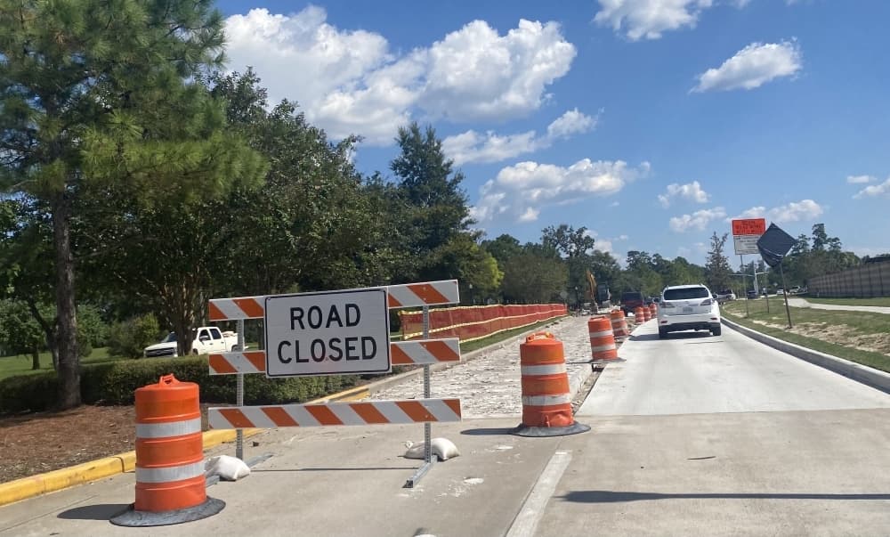 Rayford Road construction continues with excavation near Birnham Woods in October