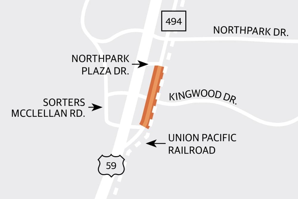TxDOT continues construction on Loop 494 expansion