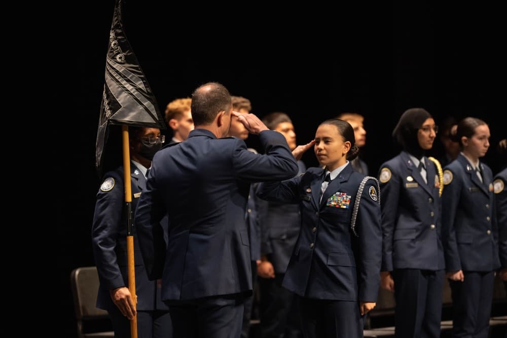 Klein High School Air Force JROTC completes conversion ceremony to become first Space Force JROTC in Texas