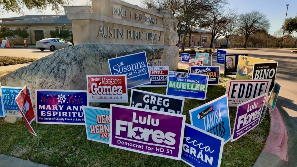 Travis County early voting turnout lagging behind previous March primaries
