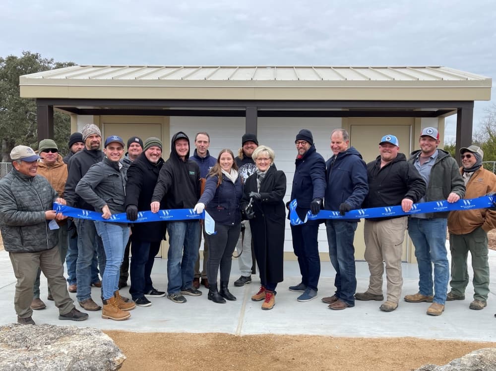 Restroom facility is added to Southwest Williamson County Regional Park