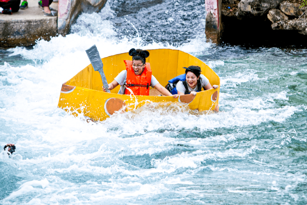 Race through the chute in a cardboard canoe and 9 other things in April to do around New Braunfels