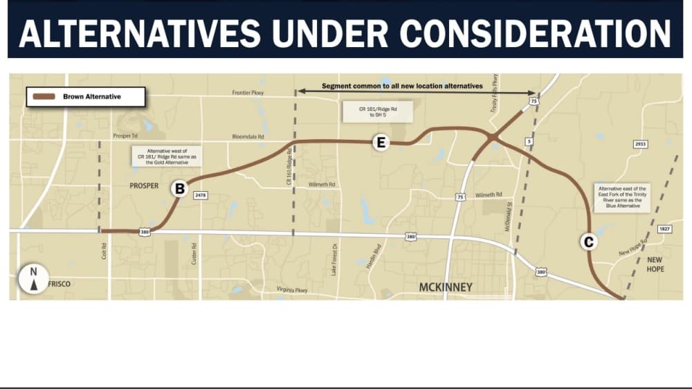 McKinney provides support, opposition for potential US 380 alignments