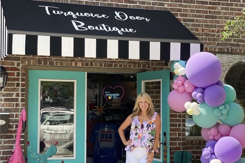 The Turquoise Door clothing boutique in Tomball celebrating 10 years with party