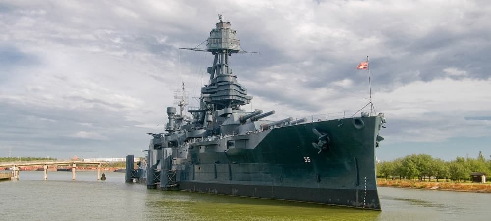 Century-old Battleship Texas arrives in Galveston for repairs