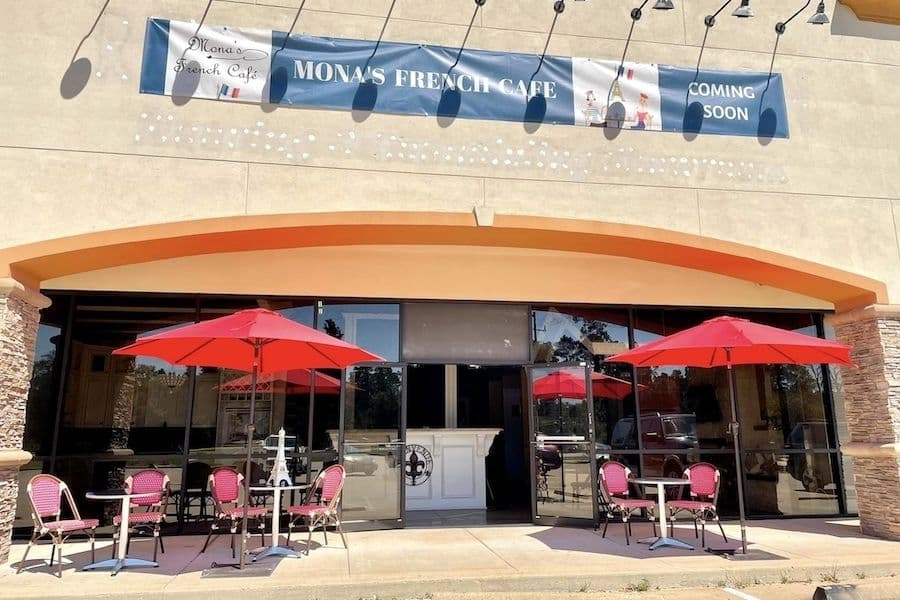 Mona's French Café under construction in Cy-Fair