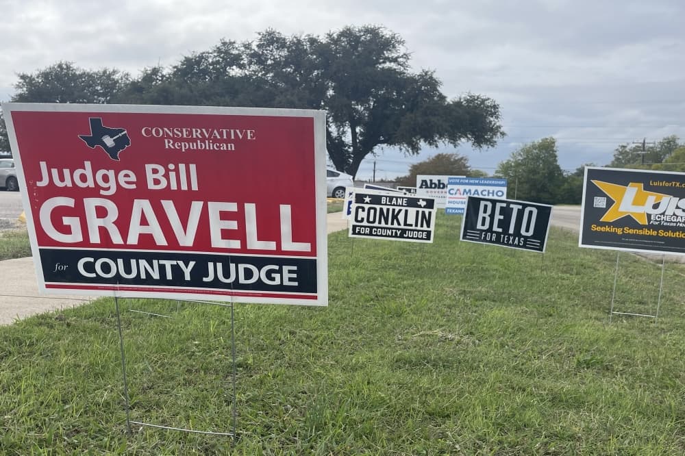 Williamson County Commissioners Court members react after securing re-election Nov. 8