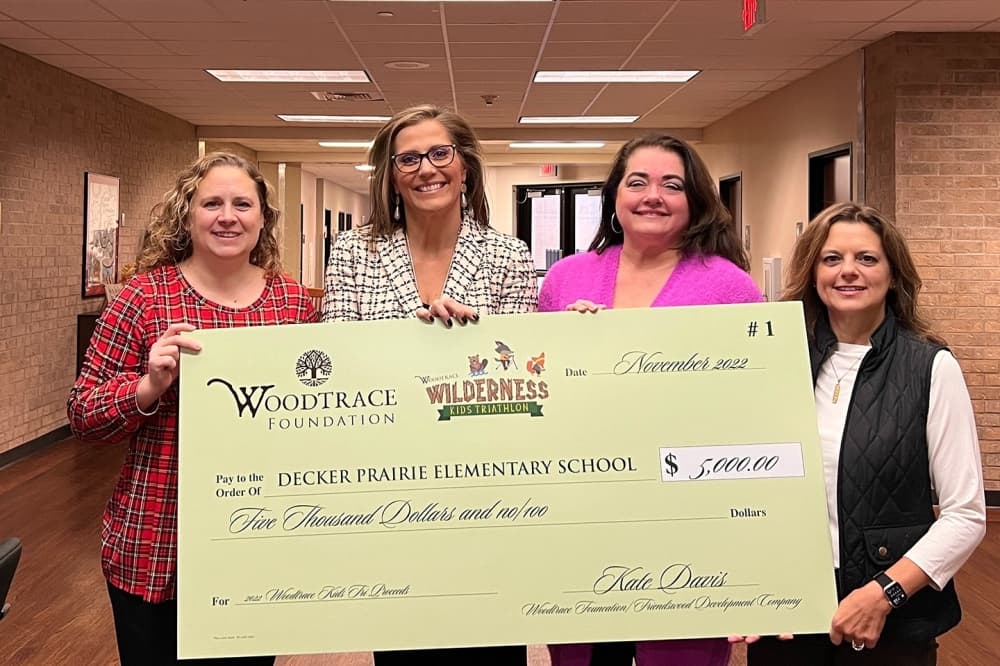 Decker Prairie Elementary receives $5,000 donation