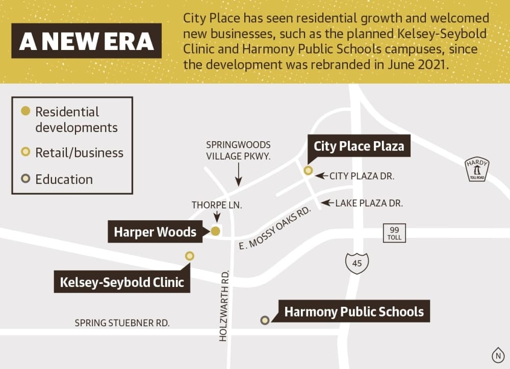 City Place welcomes new businesses, residents after rebranding in 2021