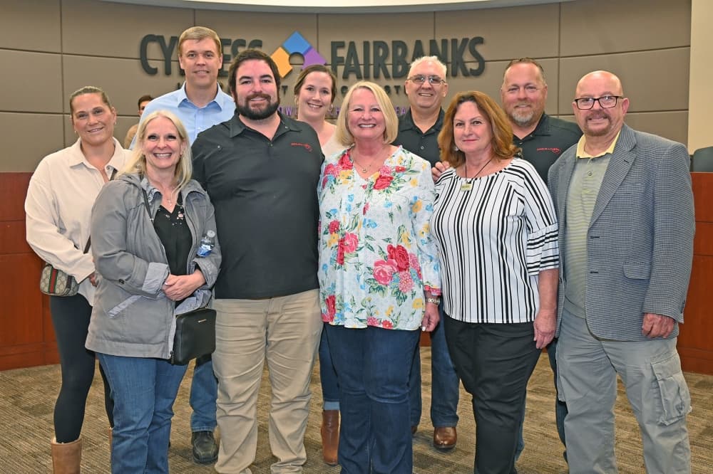 Cy-Fair ISD board names Exhibit Center arena after Mike, Darlene Jarrar