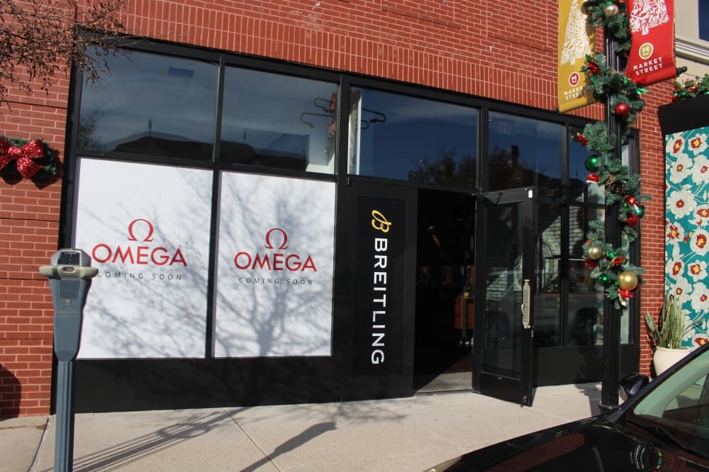 Luxury watch maker Breitling officially opens on Market Street