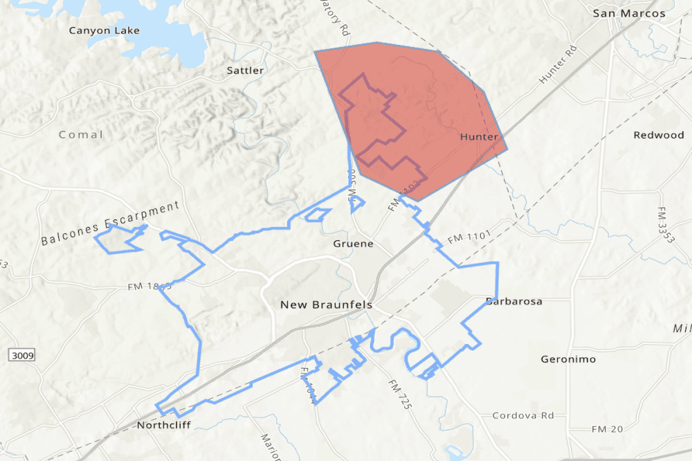 Boil-water notice issued for portion of New Braunfels