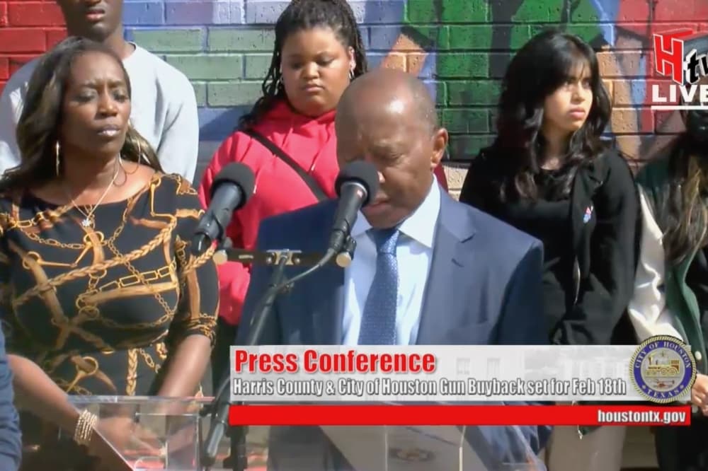 Houston Mayor Sylvester Turner sets Feb. 18 as date for city's gun buyback event