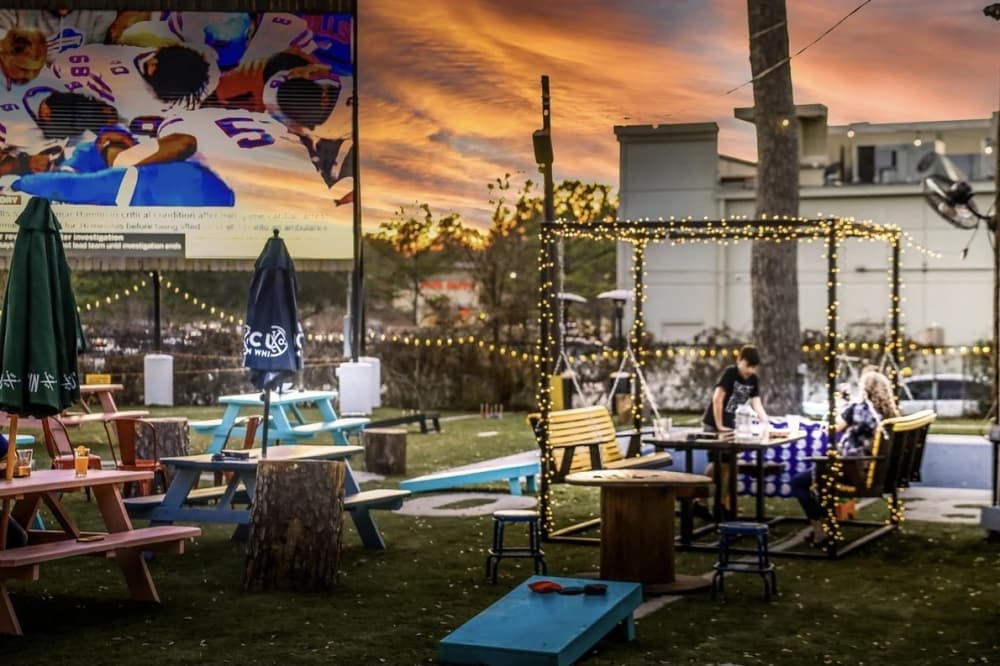 Moonshine Deck Icehouse opens quirky outdoor patio with live music, cocktails
