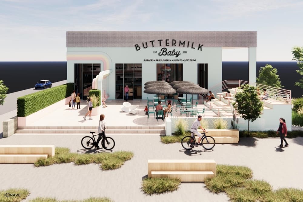 Berg Hospitality ice cream bar concept Buttermilk Baby coming to M-K-T Heights this fall