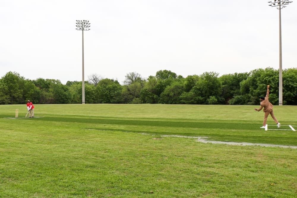 Coppell celebrates opening of city’s first cricket pitch