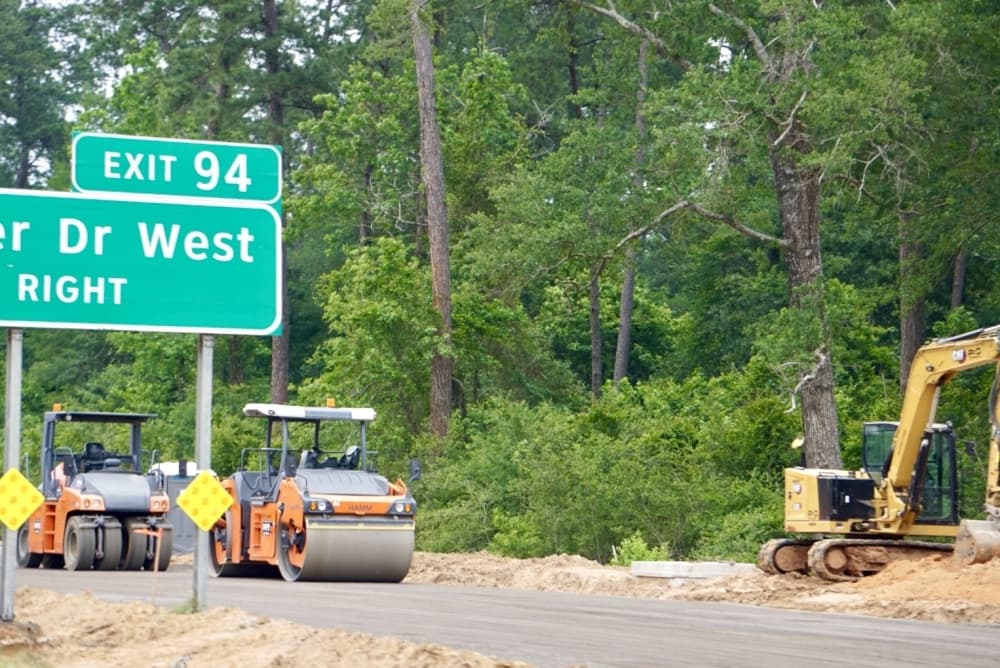 $7.47M I-45 frontage road extension taking shape