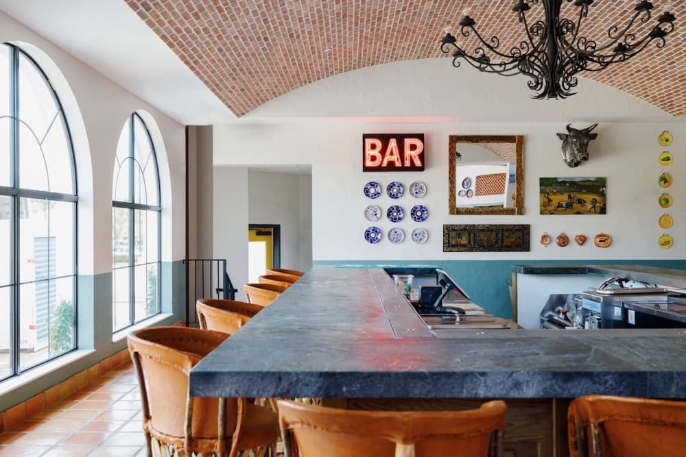 This is a photo of the restaurant's bar.