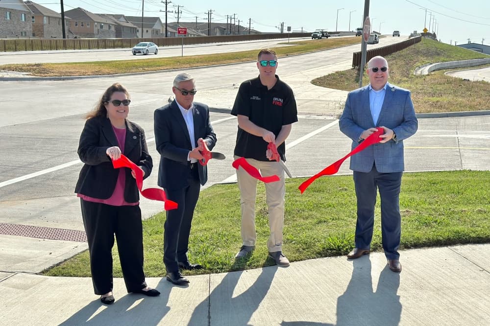 Prosper, Celina leaders celebrate opening of expanded Frontier Parkway