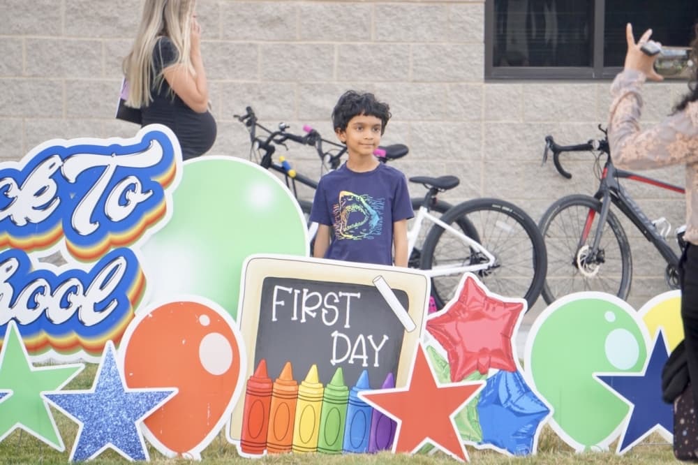 Conroe ISD celebrates first day of school at new Hines Elementary