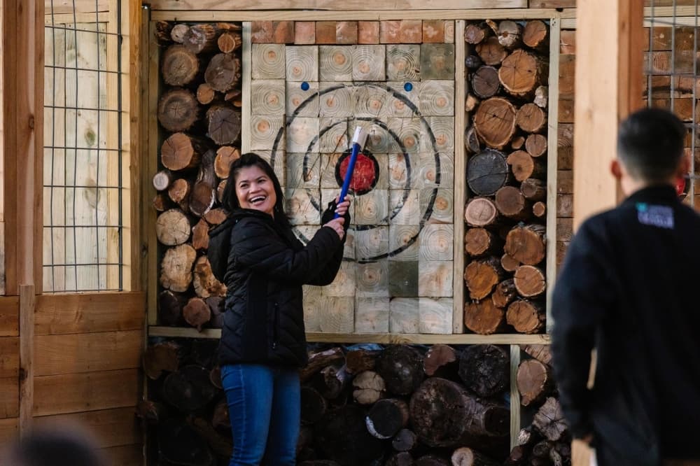 Wayback Barn offers outdoor ax throwing, event space in north McKinney