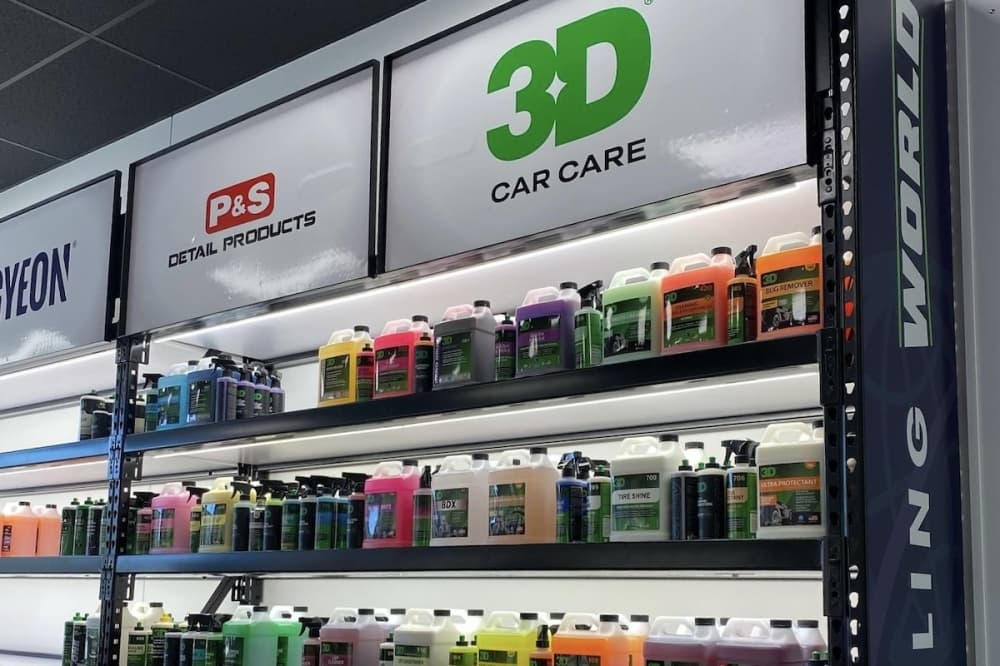 Detailing World in Prosper rebrands as The Refinery Detail Supply House