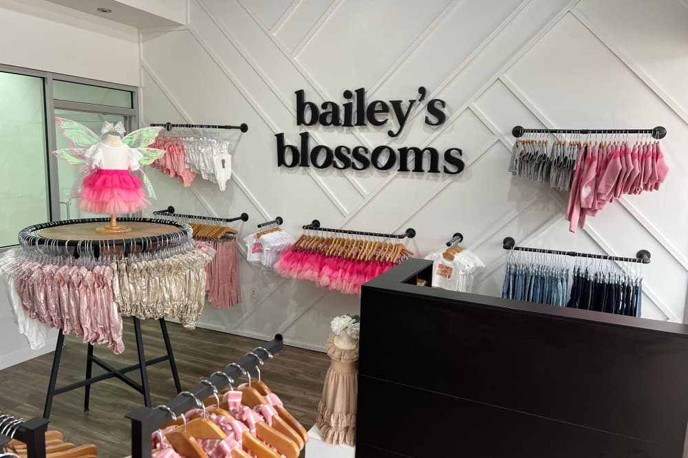 Bailey’s Blossoms sells children’s clothing in Flower Mound