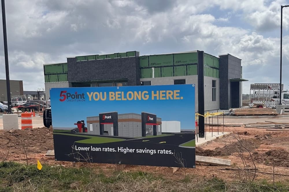 5Point Credit Union set to open this spring in Magnolia