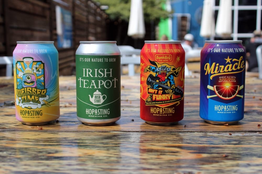Hop & Sting Brewing Co. offers tap room and beer garden in Grapevine
