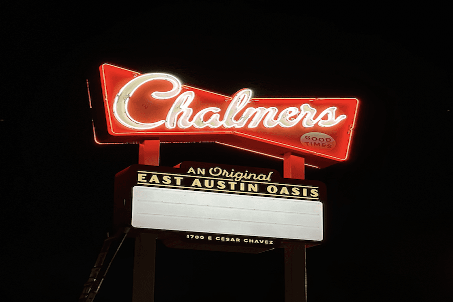 UPDATE: Chalmers debuting July 4 in old Shell gas station on East Cesar Chavez Street