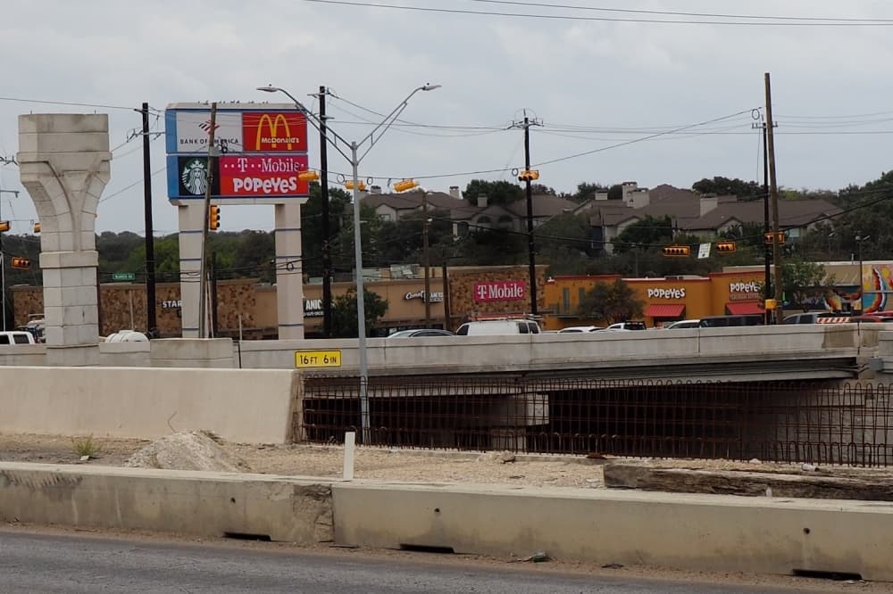 Blanco Road at Loop 1604 to be closed for new bridge work