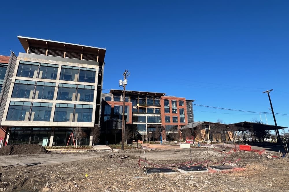 Progress continues on roadwork around McKinney’s new city hall